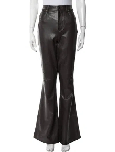 Pre-owned Veronica Beard Flared Pants In Brown