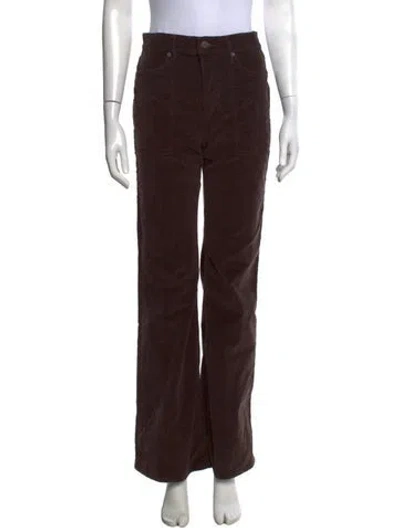 Pre-owned Veronica Beard Flared Pants In Brown