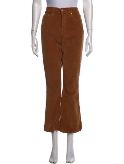 Pre-owned Veronica Beard Flared Pants In Brown