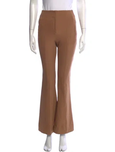Pre-owned Veronica Beard Flared Pants In Brown