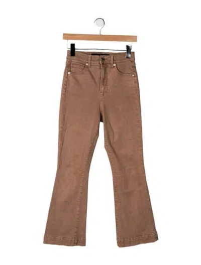 Pre-owned Veronica Beard Flared Pants In Brown