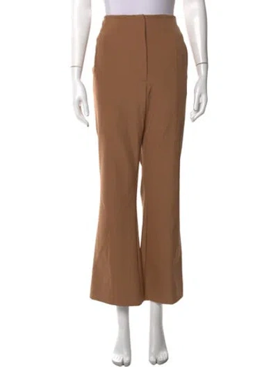 Pre-owned Veronica Beard Flared Pants In Brown