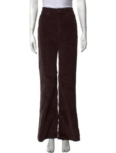 Pre-owned Veronica Beard Flared Pants In Brown