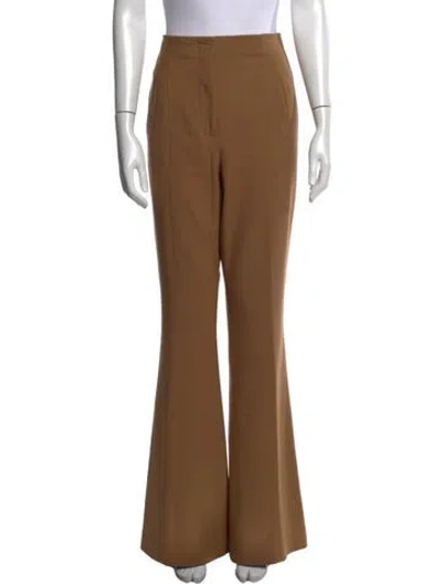 Pre-owned Veronica Beard Flared Pants In Brown