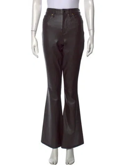 Pre-owned Veronica Beard Flared Pants In Brown