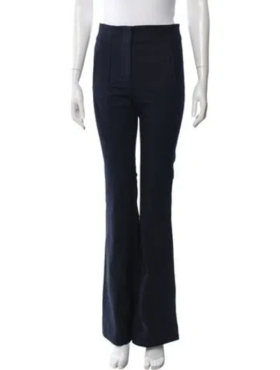 Pre-owned Veronica Beard Flared Pants In Green