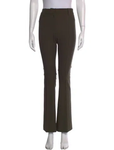 Pre-owned Veronica Beard Flared Pants In Green