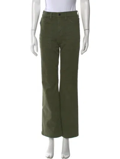 Pre-owned Veronica Beard Flared Pants In Green