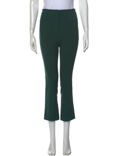 Pre-owned Veronica Beard Flared Pants In Green