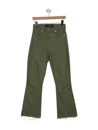 Pre-owned Veronica Beard Flared Pants In Green
