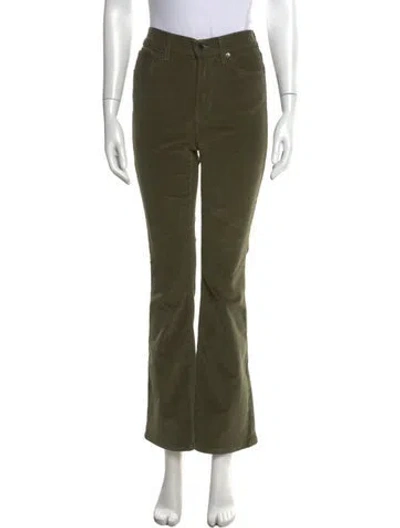 Pre-owned Veronica Beard Flared Pants In Green