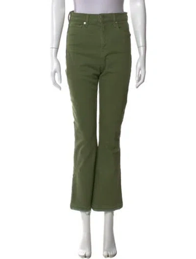 Pre-owned Veronica Beard Flared Pants In Green