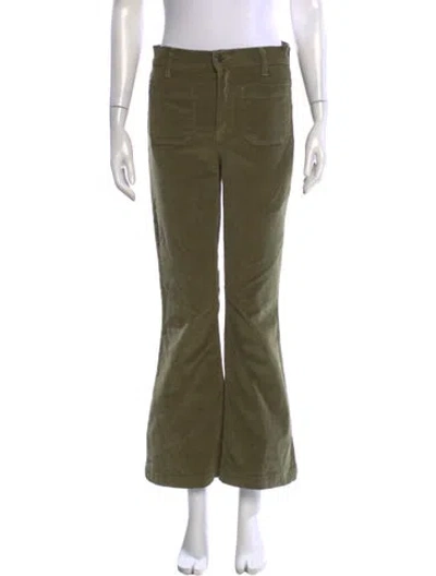 Pre-owned Veronica Beard Flared Pants In Green