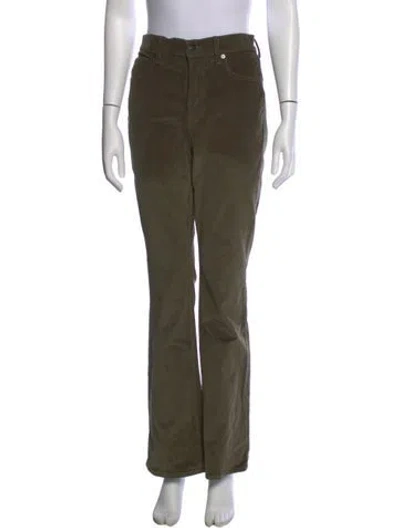 Pre-owned Veronica Beard Flared Pants In Green
