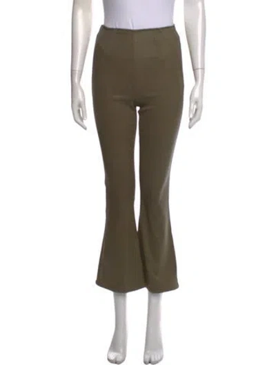 Pre-owned Veronica Beard Flared Pants In Green