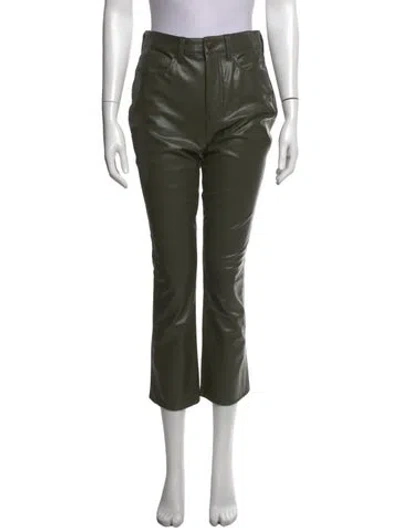 Pre-owned Veronica Beard Flared Pants In Green