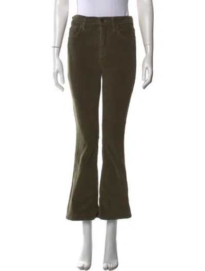 Pre-owned Veronica Beard Flared Pants In Green