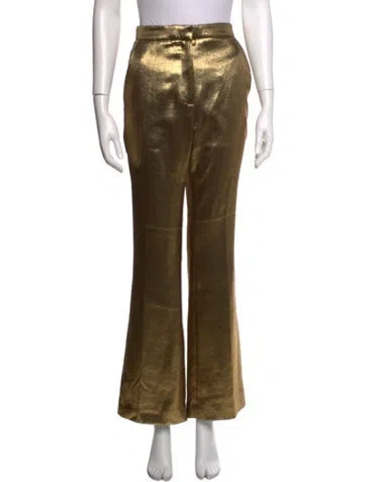 Pre-owned Veronica Beard Flared Pants In Green