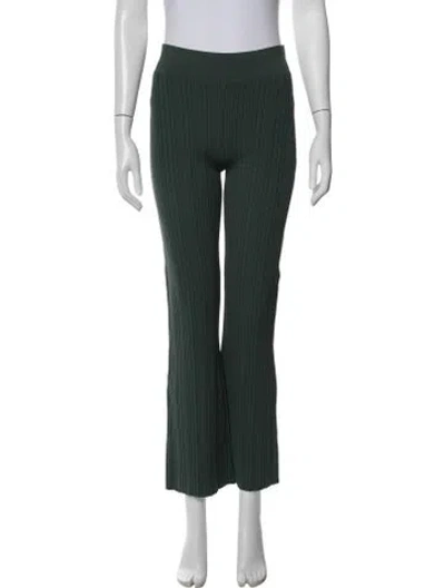 Pre-owned Veronica Beard Flared Pants In Green