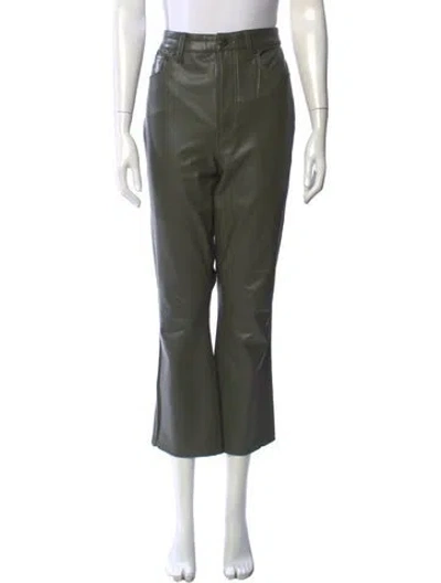 Pre-owned Veronica Beard Flared Pants In Green