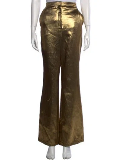 Pre-owned Veronica Beard Flared Pants In Green