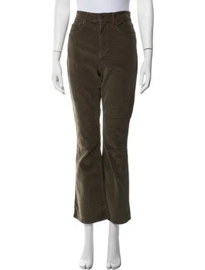 Pre-owned Veronica Beard Flared Pants In Green