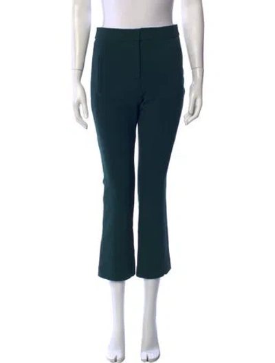 Pre-owned Veronica Beard Flared Pants In Green