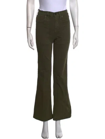 Pre-owned Veronica Beard Flared Pants In Green