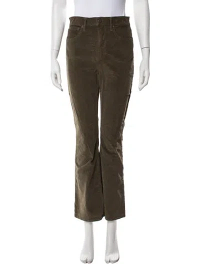 Pre-owned Veronica Beard Flared Pants In Green
