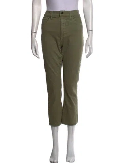Pre-owned Veronica Beard Flared Pants In Green