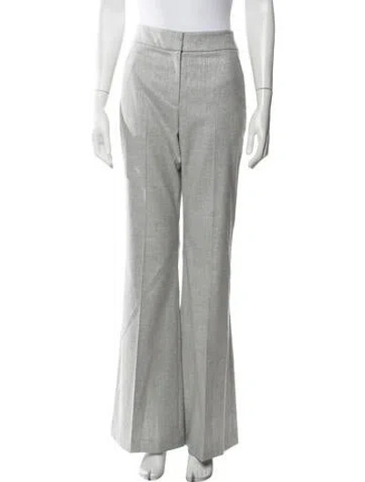 Pre-owned Veronica Beard Flared Pants In Grey