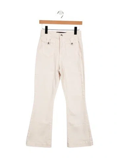 Pre-owned Veronica Beard Flared Pants In Neutral