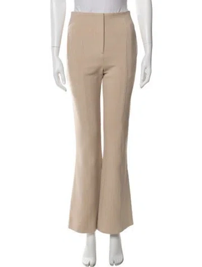 Pre-owned Veronica Beard Flared Pants In Neutral