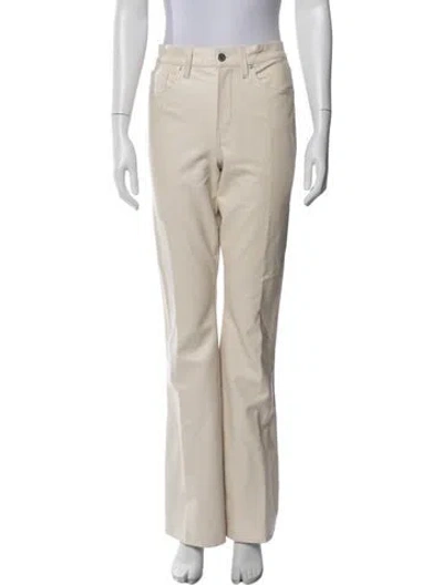 Pre-owned Veronica Beard Flared Pants In Neutral
