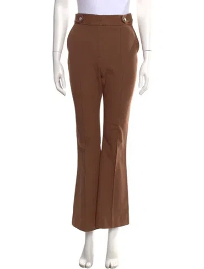 Pre-owned Veronica Beard Flared Pants In Neutral