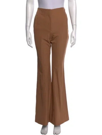 Pre-owned Veronica Beard Flared Pants In Neutral