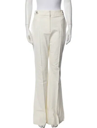 Pre-owned Veronica Beard Flared Pants In Neutrals