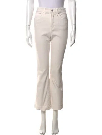Pre-owned Veronica Beard Flared Pants In Neutrals