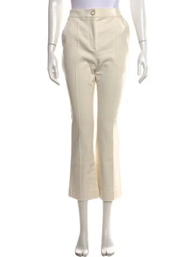 Pre-owned Veronica Beard Flared Pants In Neutrals