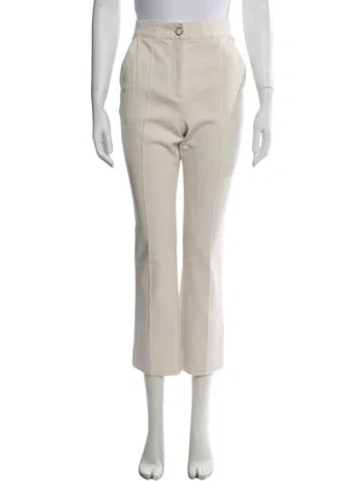 Pre-owned Veronica Beard Flared Pants In Neutrals