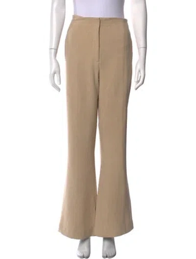Pre-owned Veronica Beard Flared Pants In Neutrals