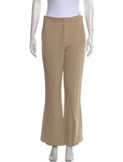 Pre-owned Veronica Beard Flared Pants In Neutrals