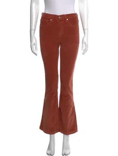 Pre-owned Veronica Beard Flared Pants In Orange