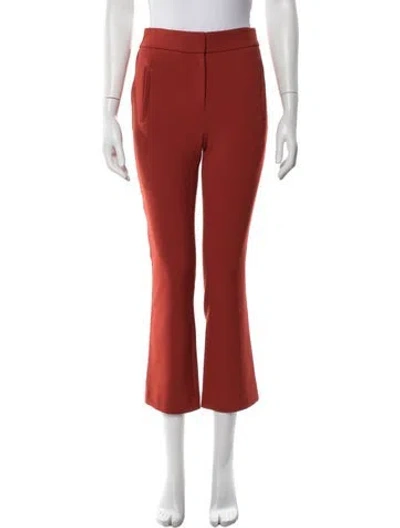 Pre-owned Veronica Beard Flared Pants In Orange