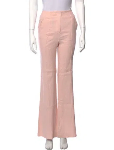 Pre-owned Veronica Beard Flared Pants In Pink