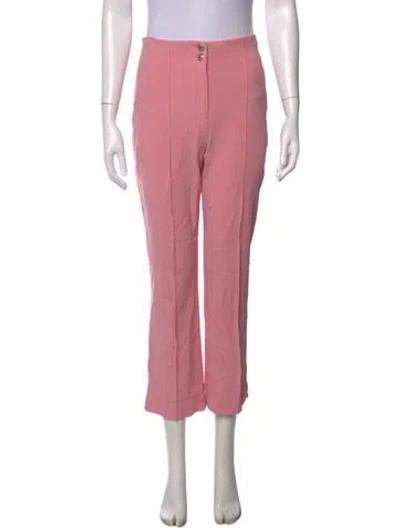 Pre-owned Veronica Beard Flared Pants In Pink