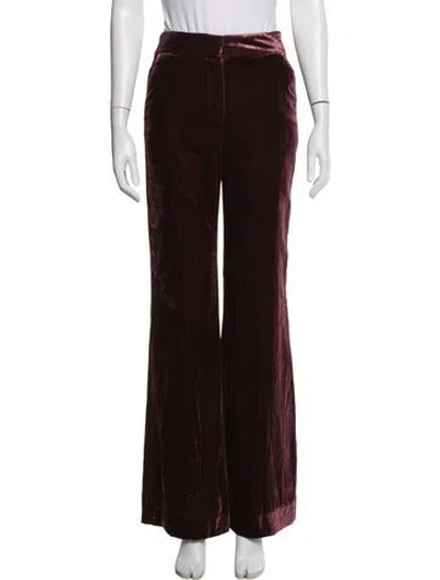 Pre-owned Veronica Beard Flared Pants W/ Tags In Red