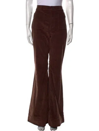 Pre-owned Veronica Beard Flared Pants W/ Tags In Brown