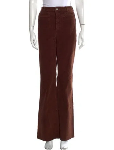 Pre-owned Veronica Beard Flared Pants W/ Tags In Brown