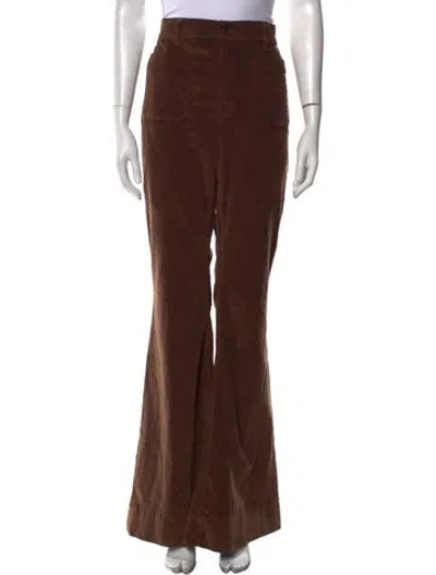 Pre-owned Veronica Beard Flared Pants W/ Tags In Brown
